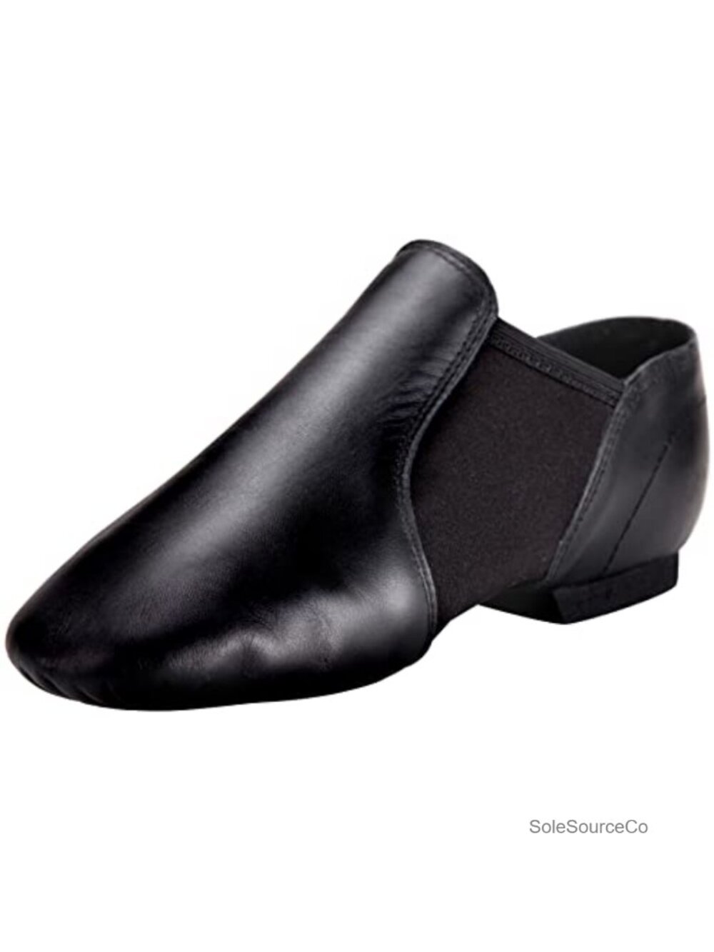 Leather Jazz Dance Shoes Slip-on for Women & Men Split Sole